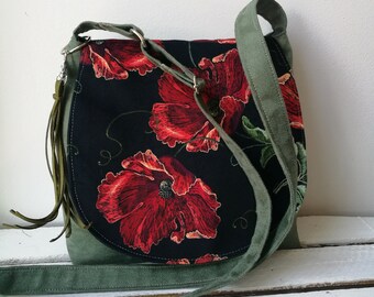 floral side bag
