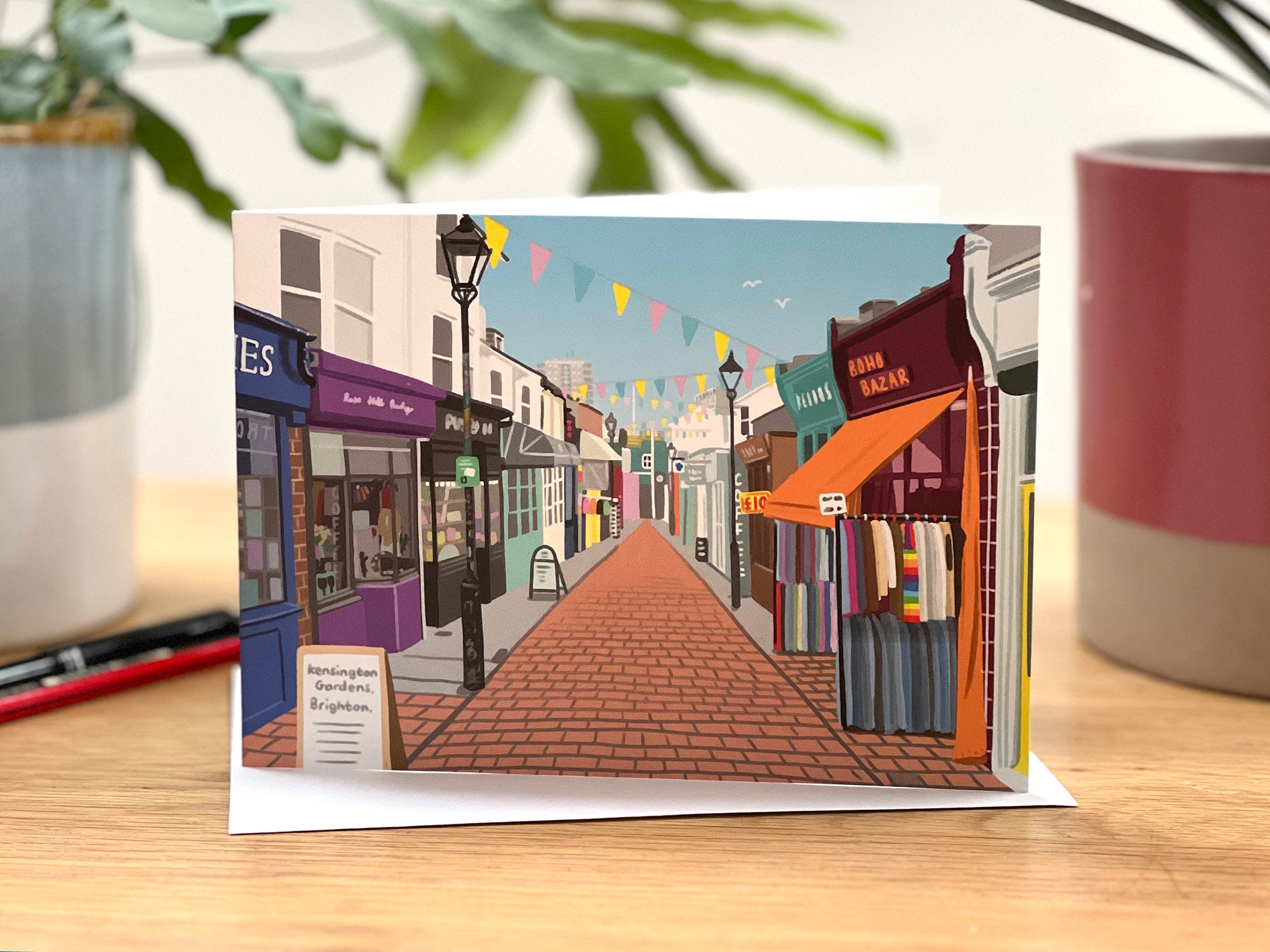 Emma Ball 水彩画 The Lanes,Brighton Original Emma-Louise Ball - artwork for sale | Artfinder