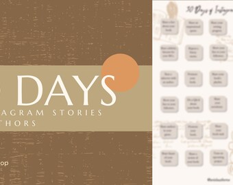 30 Days of Instagram Story Ideas for Authors