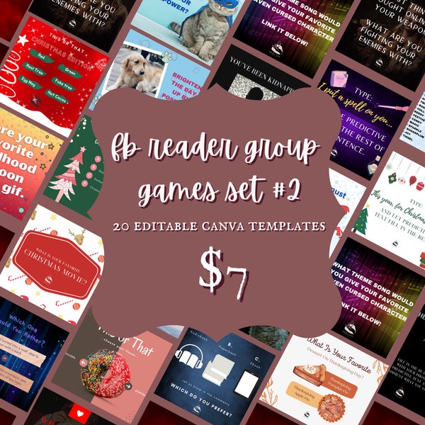 Facebook Group Games || Author Group Games || Reader Group Games || Facebook Reader Group Games || facebook party competition for author