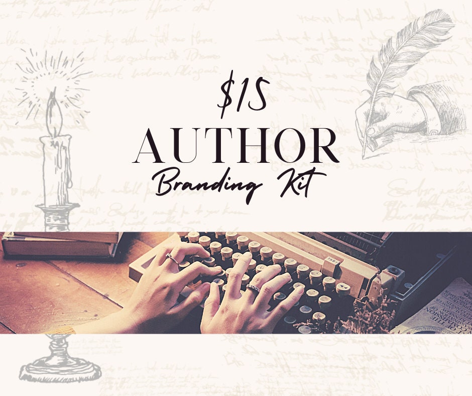 Author Branding Kit Etsy