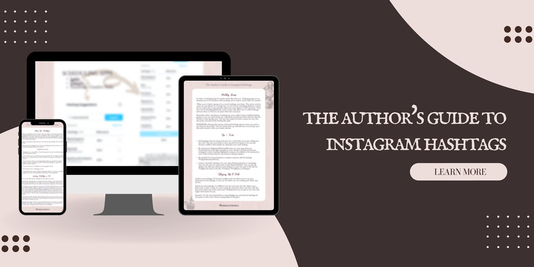 The Author's Guide to Instagram Hashtags Etsy