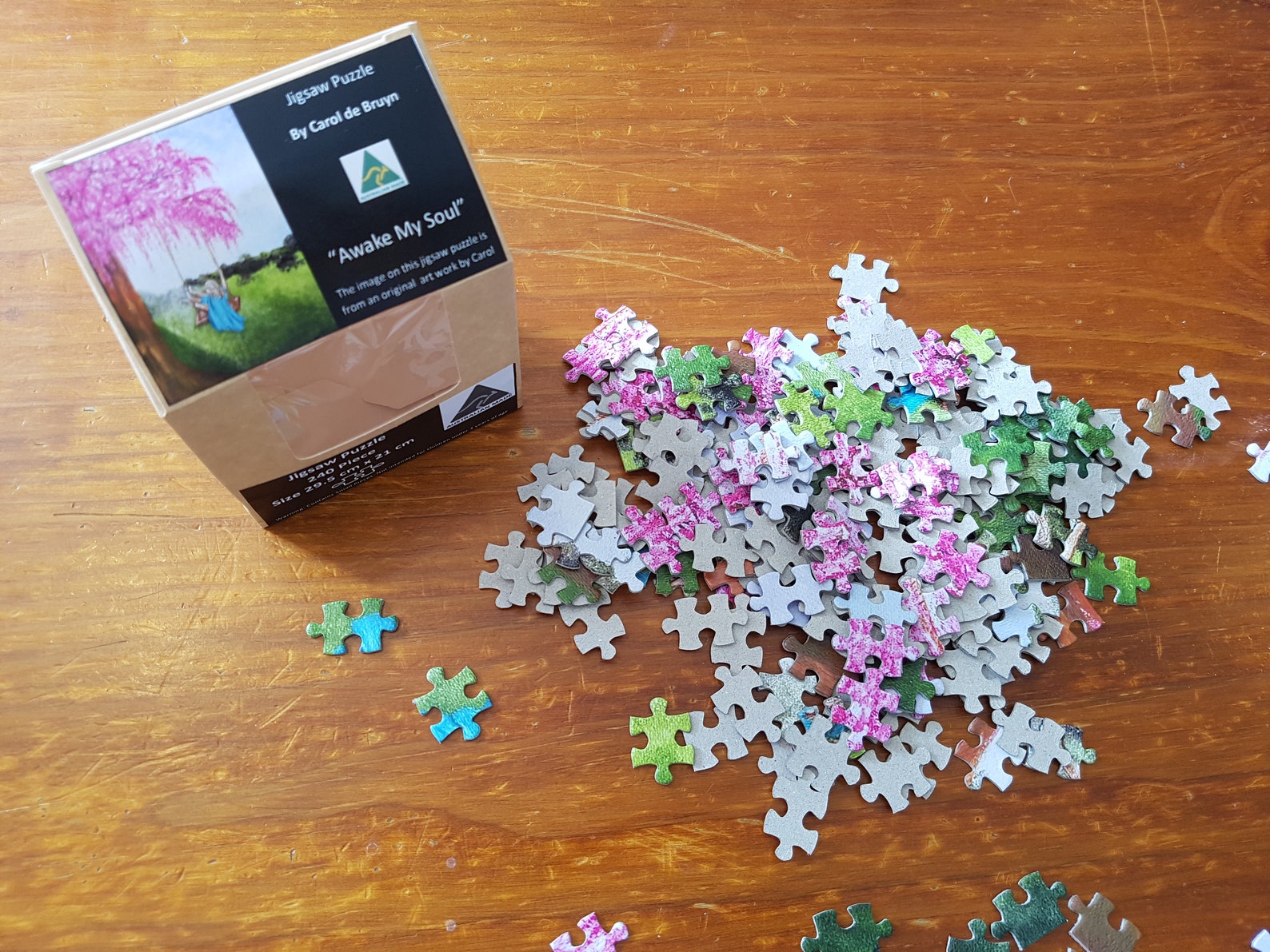 240 Piece Jigsaw Puzzle From Original Art in Tasmania Etsy