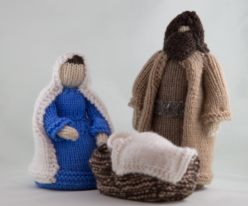 Knitted Nativity Set // Christmas Etsy India