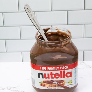 Nutella Spoon // Personalised // Gift // Gift For Her // Gift for Him // Foodie // Chocolate