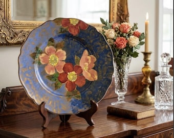 Large Antique Royal Doulton PRUNUS Platter Tray D4365. 44.5cm Long