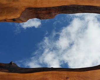 Wood Mirror - Wooden Rustic Mirror