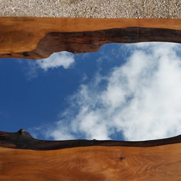 Specchio in legno - Specchio rustico in legno