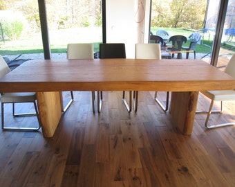 Handmade Rustic Wood Kitchen Table – Modern Dining Table