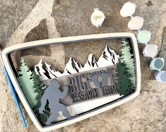 DIY Bigfoot Sign Painting Kit - Create Your Own Rustic Decor
