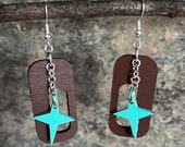 Mid Century Modern Inspired Geometric Earrings