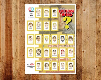Serial Killer Guess Who Style Cards Limited/Open Edition A3 Print