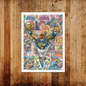 Vintage Comic Nova Limited/Open Edition A3 Print