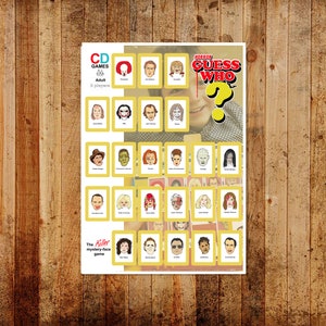 Horror Guess Who Style Cards Limited/Open Edition A3 Print