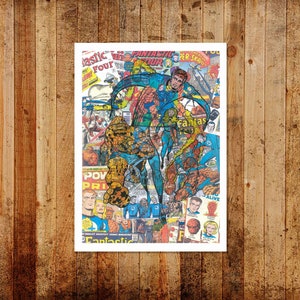 Vintage Comic Fantastic Four Limited/Open Edition A3 Print