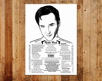 Grosse Pointe Blank - Tattoo Martin Blank A3 Ltd/Open Edition Print