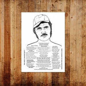 Quint the Shark Hunter Limited/Open Ed A3 Print