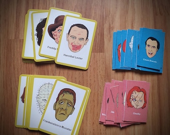 Horror Guess Who - Self Assembly Packs - Set of prints to change your game. (Ltd Period)