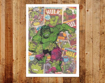 Komiks Vintage Incredible Hulk Ltd/Open Ed Print
