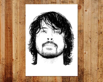 Dave Grohl - 'Confession, I'm your fool' - Ltd/Open Edition A3 Print