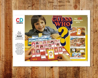 Horror Guess Who Style Art Print "Is it Chucky?" Limited/Open Edition A3 Art Print