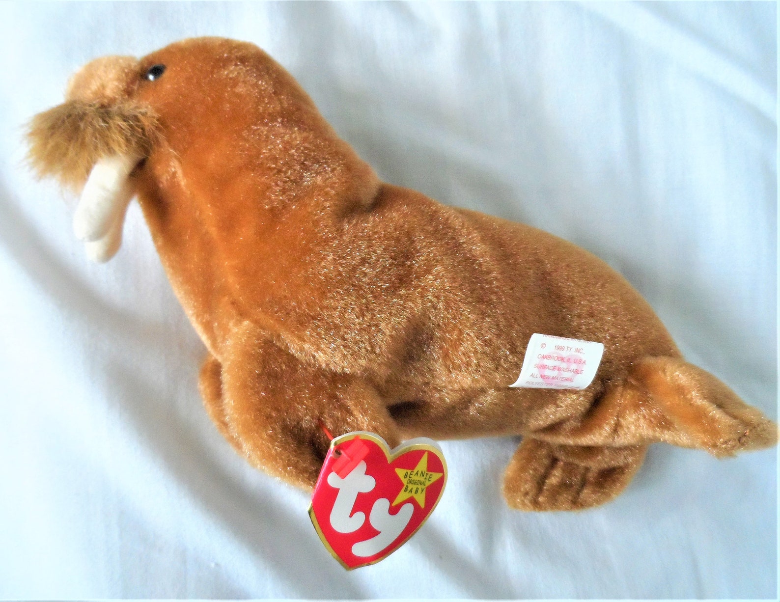 TY Beanie Baby Retired PAUL the Walrus Beanie Babies | Etsy