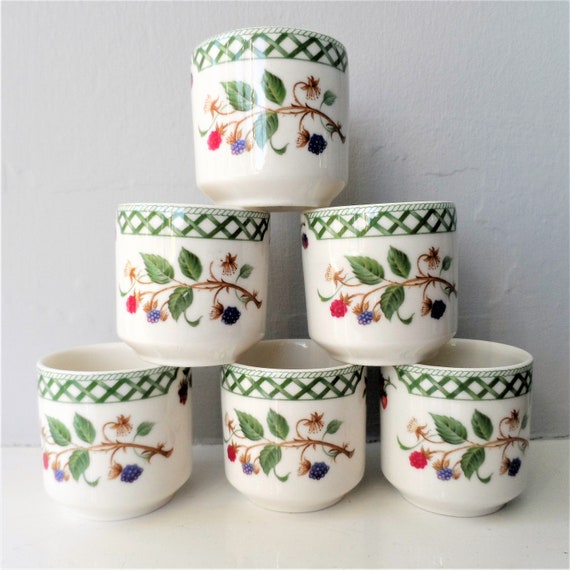 Set of 2 Vintage Royal Doulton Egg Cups Victorian Garden Etsy