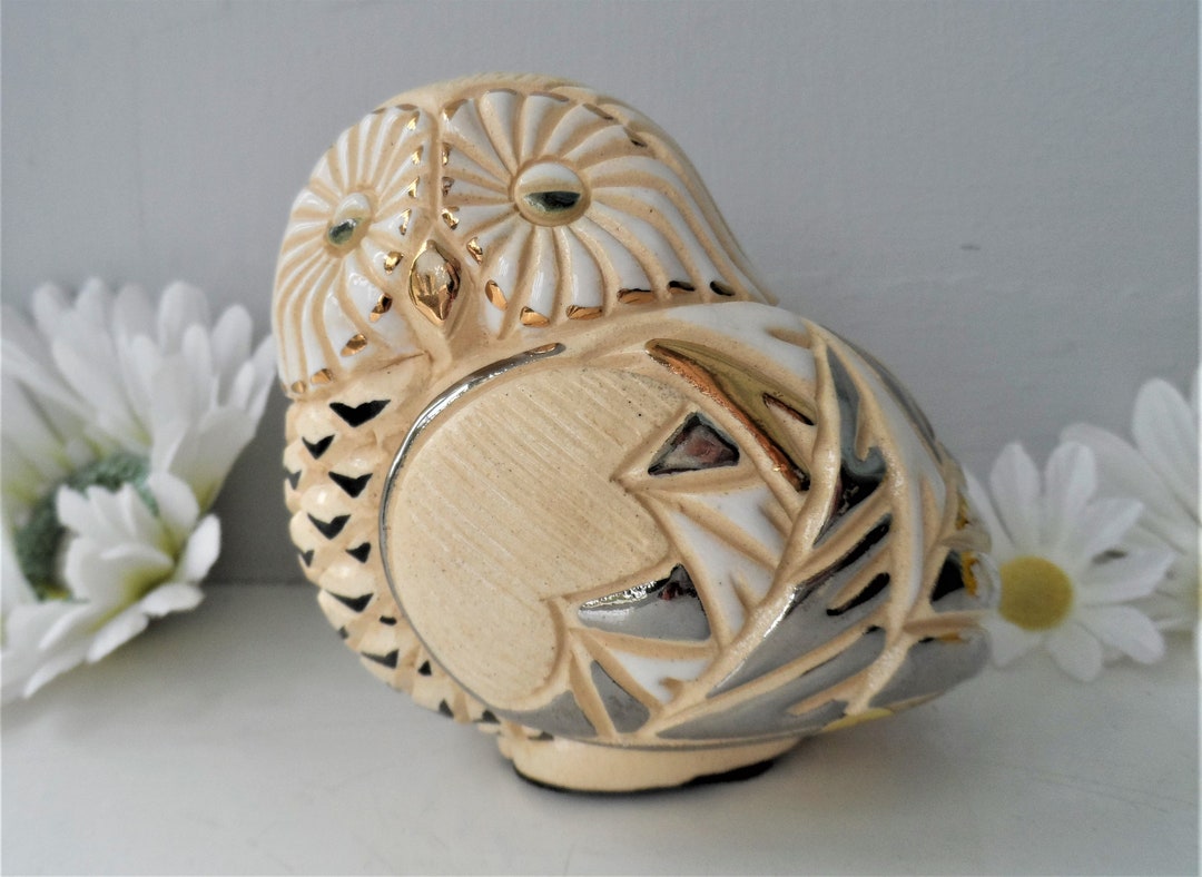 Vintage Rinconada Owl Artesania De Rosa Pottery Animals Ceramics