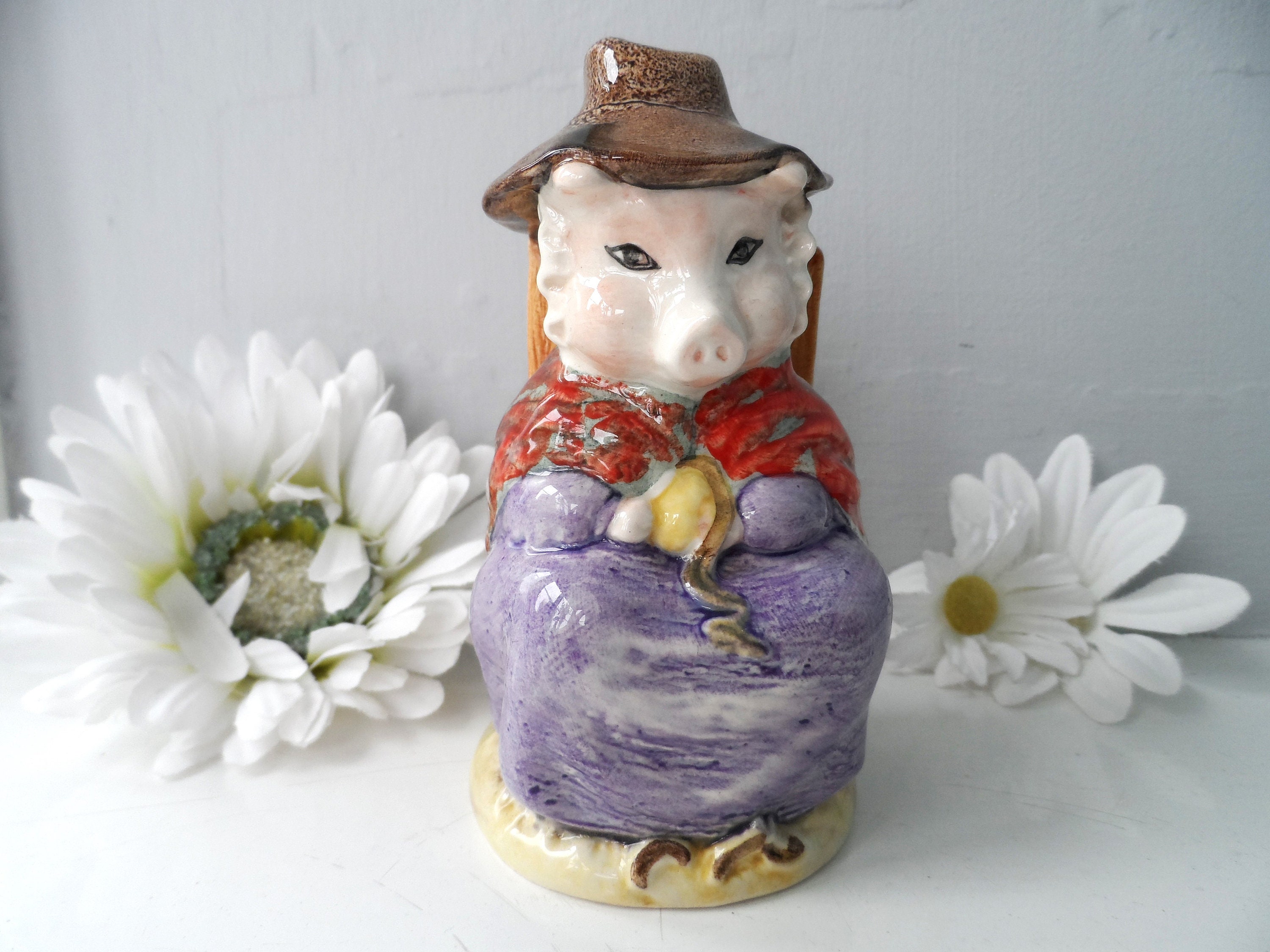Vintage ROYAL ALBERT ~ And This Pig Had None ~ Beatrix Potter