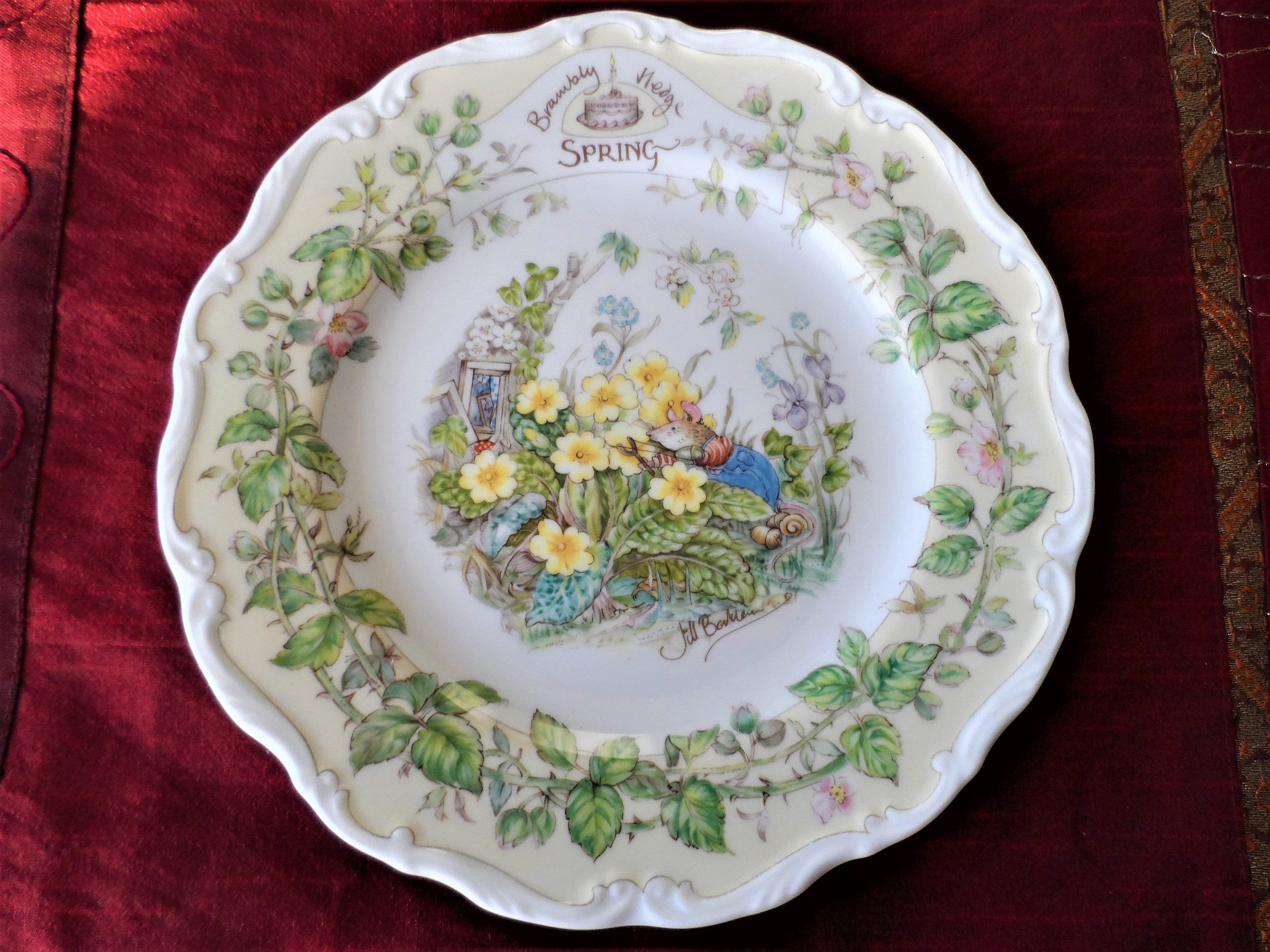 Brambly hedge four season plates - Etsy 日本