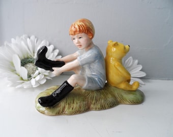 Vintage Royal Doulton ~ Christopher Robin and Pooh ~ Winnie the Pooh Collection ~ Model WP 10 ~ Disney