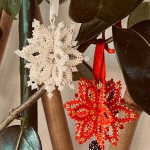 The Snowflake, The Christmas Star Christmas, decorations, pendant, jewel, key ring