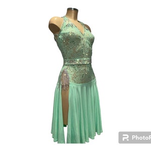 Mint Latin Dance Competition dress