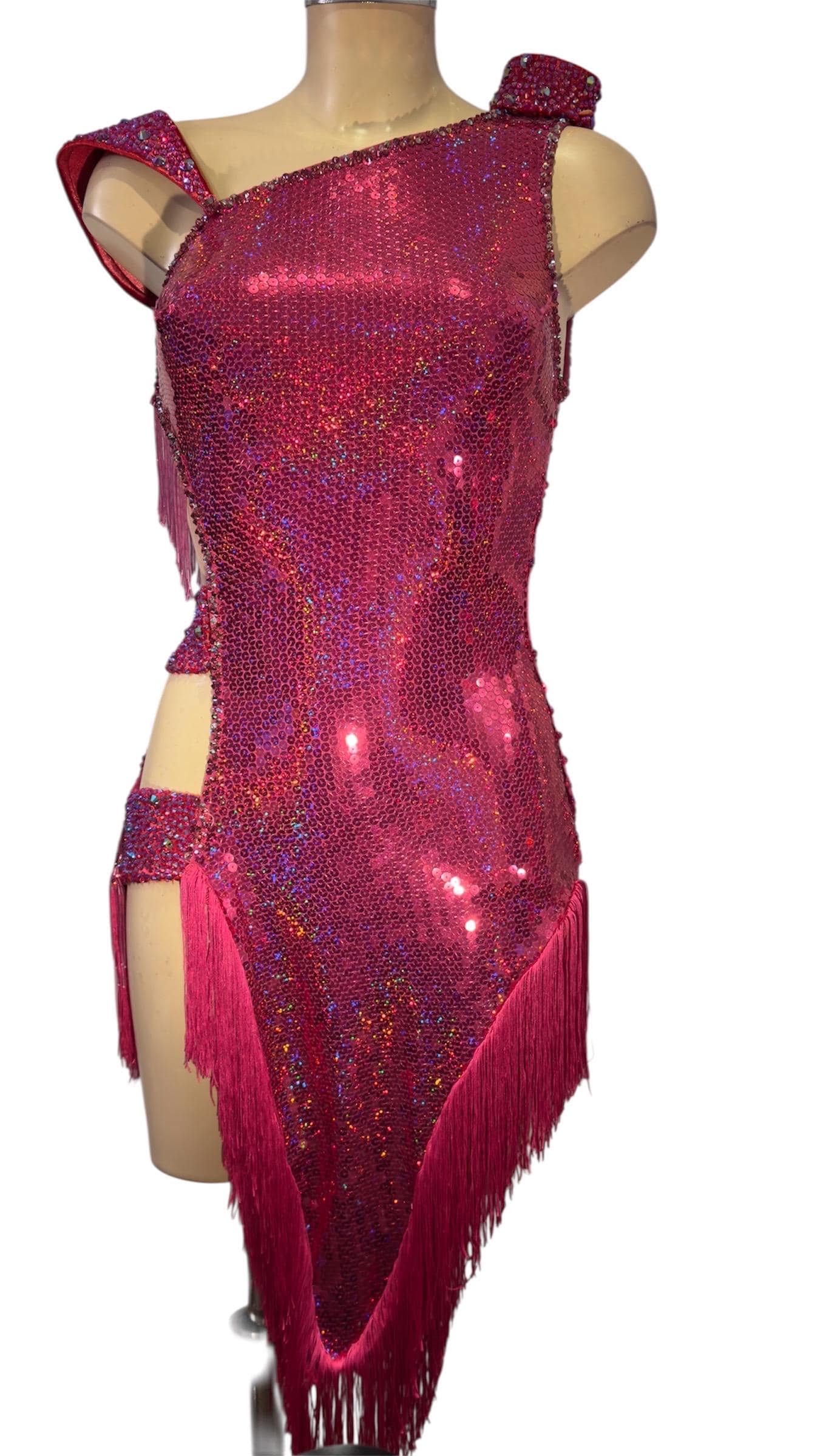 Hot Pink Latin Dresses - Etsy