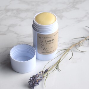 Lavender Body Balm, with unbleached beeswax, natural lavender essential oil