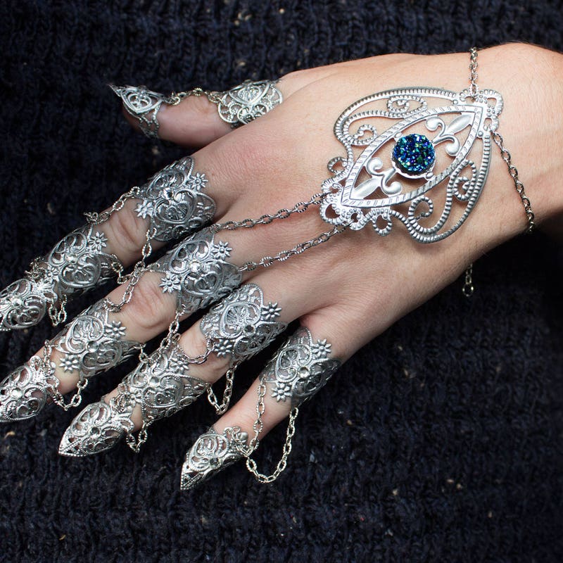 Full Hand Finger Rings Full Finger Ring - Etsy