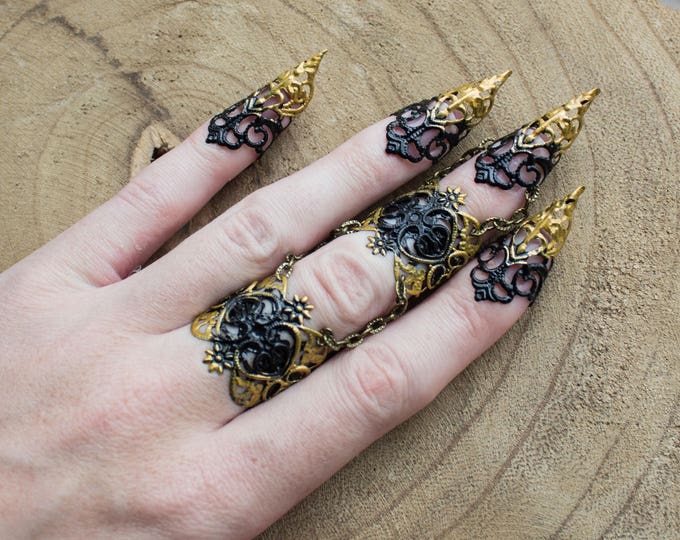 Goth Claw Ring Bundle