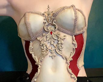 SAMPLE SALE Jezebel Full Armoured Corset (Small)