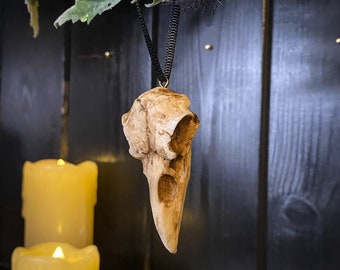 Crow Skull Tree Ornament