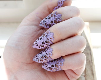 Small Lolita Candy Claws - Purple - Adjustable