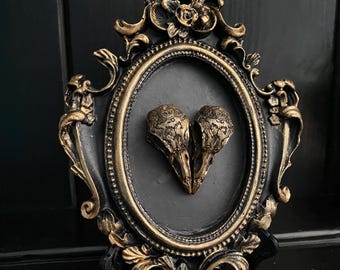 Gothic Skull Heart Home Decor