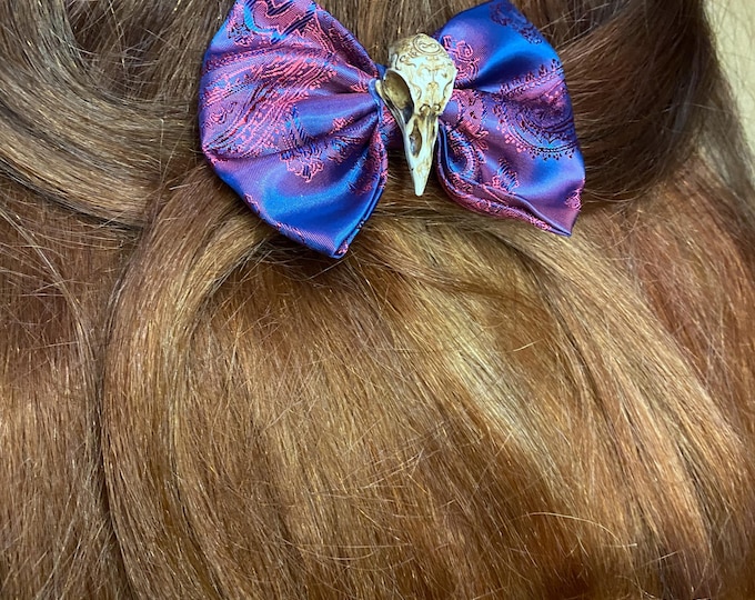 Mini Gothic Hair Bow