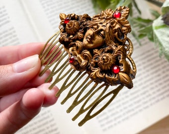 Renaissance Style Hair Comb - Gothic Hair Accessories - Gift for Women