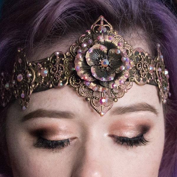 High Fae Circlet - Gothic Crown - adjustable Headpiece