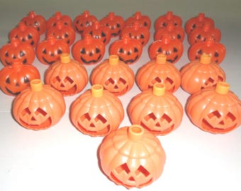 Vintage Jack-O-Lantern Blow Mold String Light Covers Lot of 29