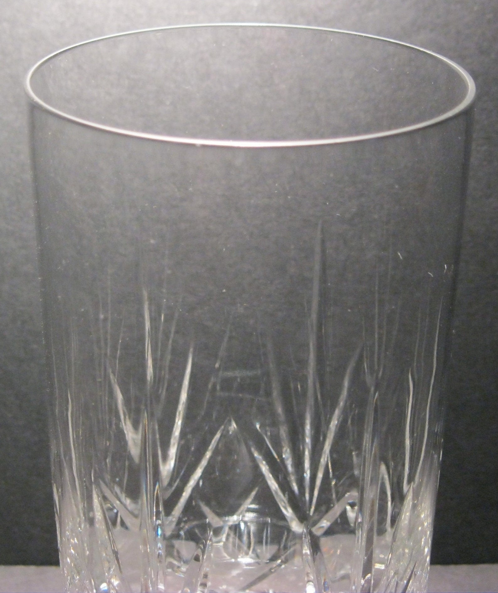 Vintage Crystal Drinking Glasses High Ball Glasses Set of 7 Etsy