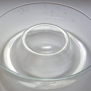 Princess House Crystal Heritage Etched Chip and Dip Shrimp Bowl #401