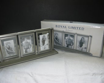 Metal Picture Frame 3" x 2" Photo Polished & Lacquered Coating NIB 