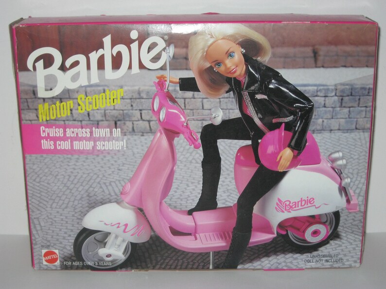 barbie motor scooter