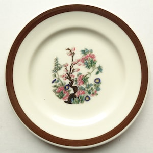 Vintage Indian Tree Plate - Shenango China Restaurant Ware 5.5 in